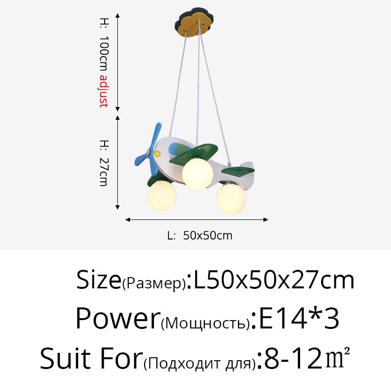 suspension led pour chambre d'enfant et salon