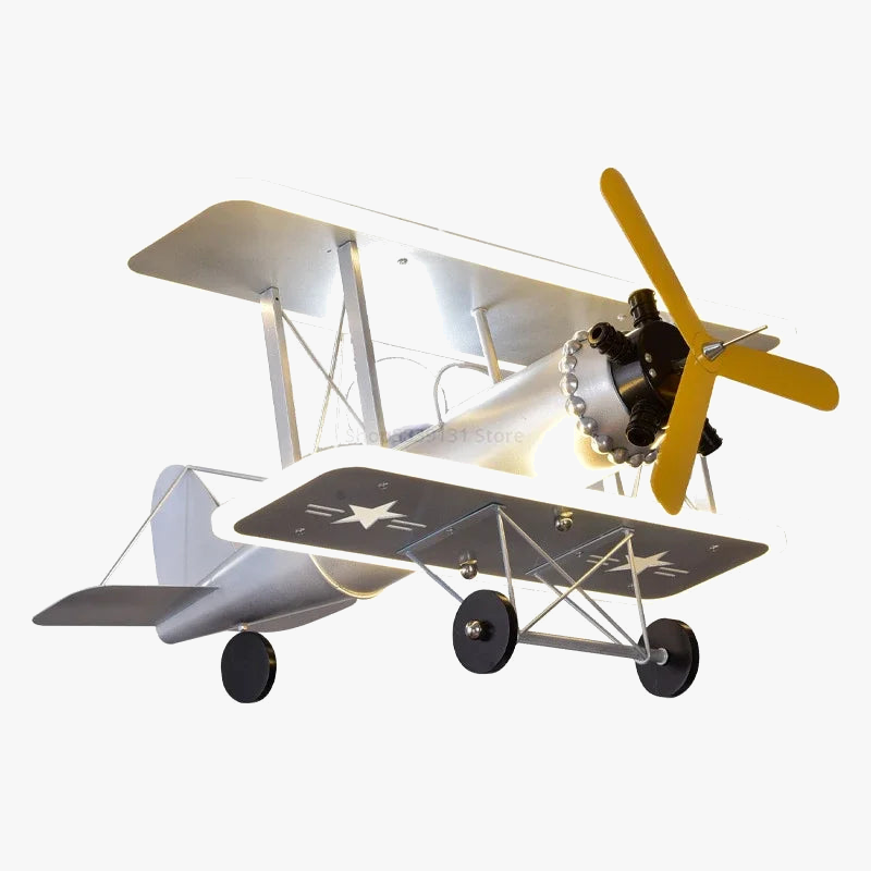 suspension led pour enfants en forme d'avion nordique moderne