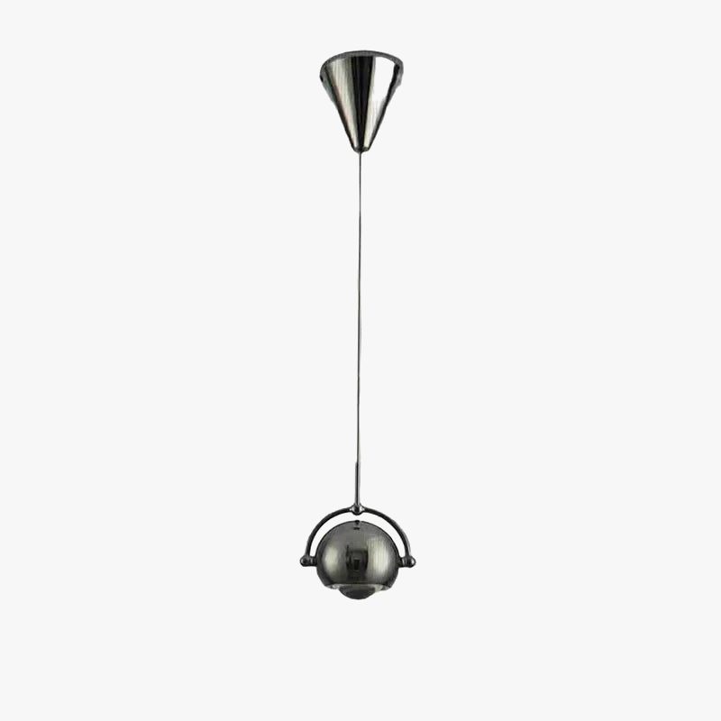 suspension led rotative avec fil métallique réglable