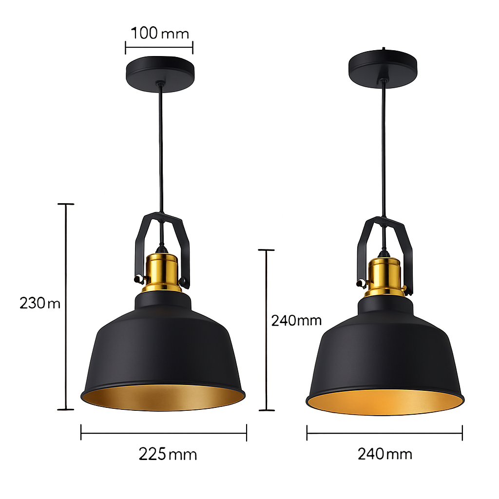 Suspension LED rustique Europe
