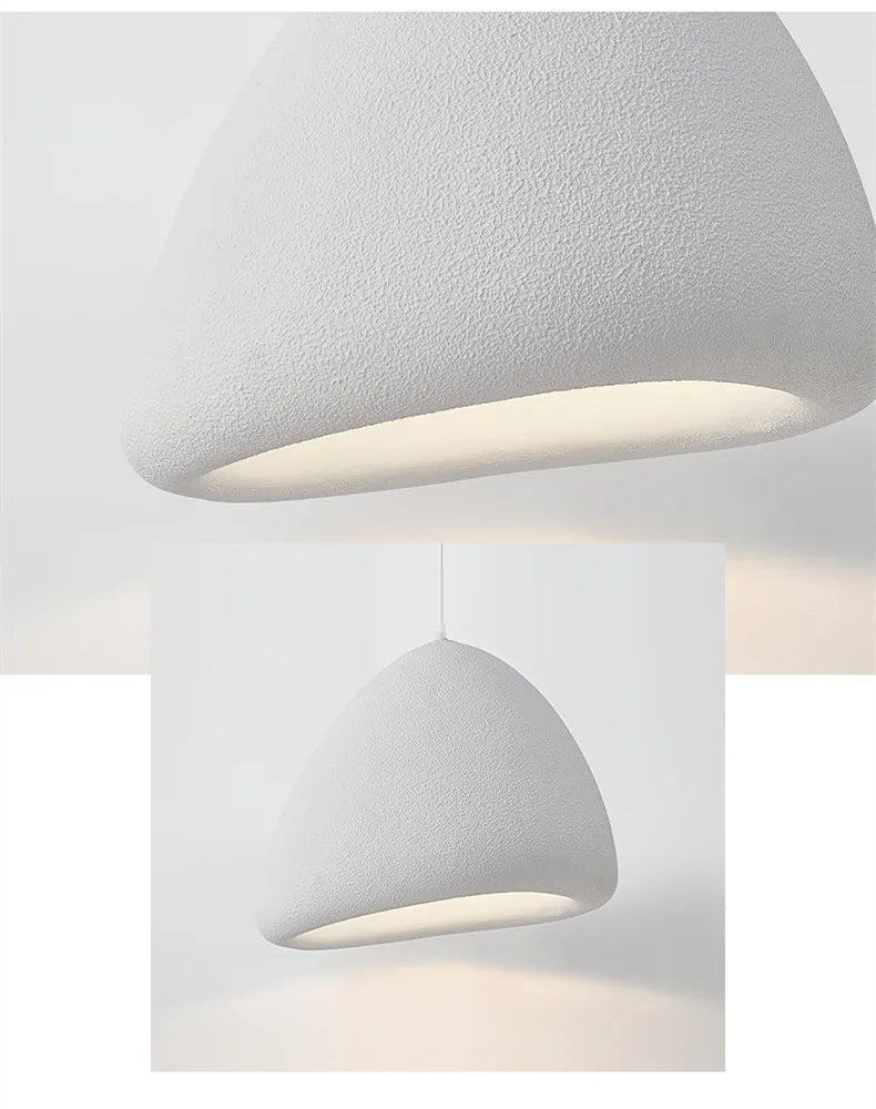 suspension à led style japonais wabi sabi moderne pour décoration intérieure