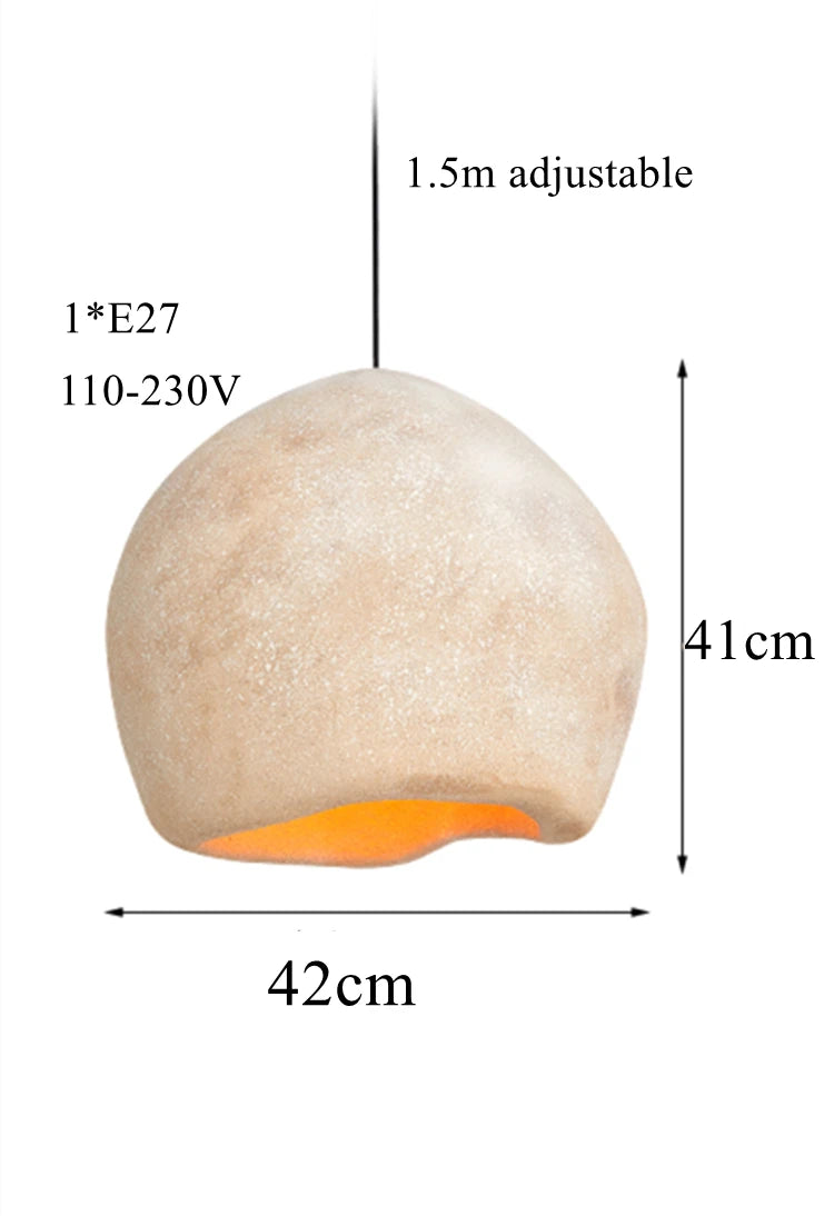 suspension LED style nordique wabi sabi pour restaurant ou bar