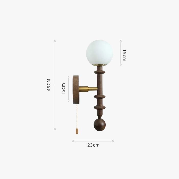 suspension à led vintage médiéval design rétro unique