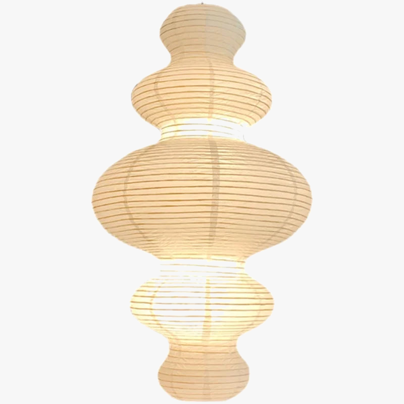 suspension loft japonaise en papier noguchi style nordique
