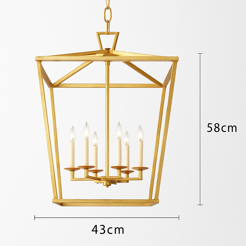 suspension loft vintage en fer cage à oiseaux moderne