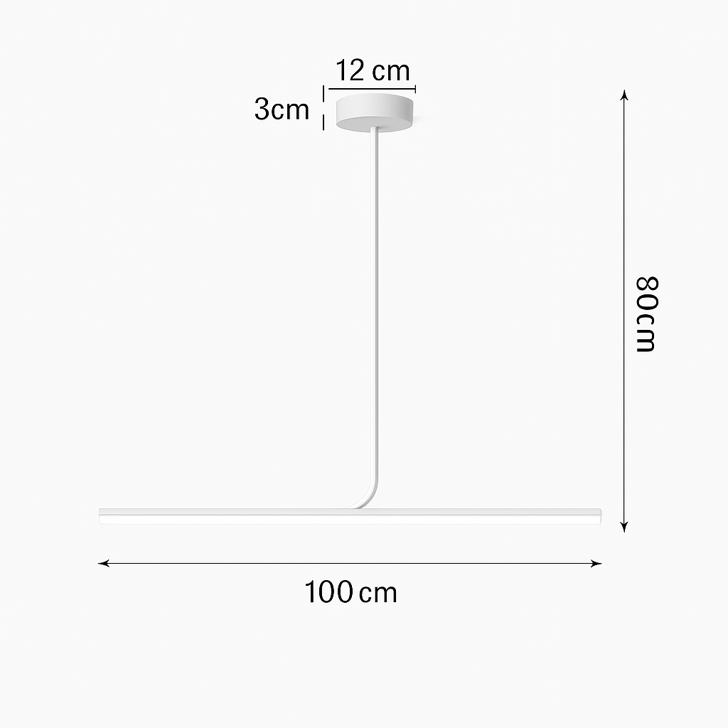 suspension long pour bar minimaliste moderne