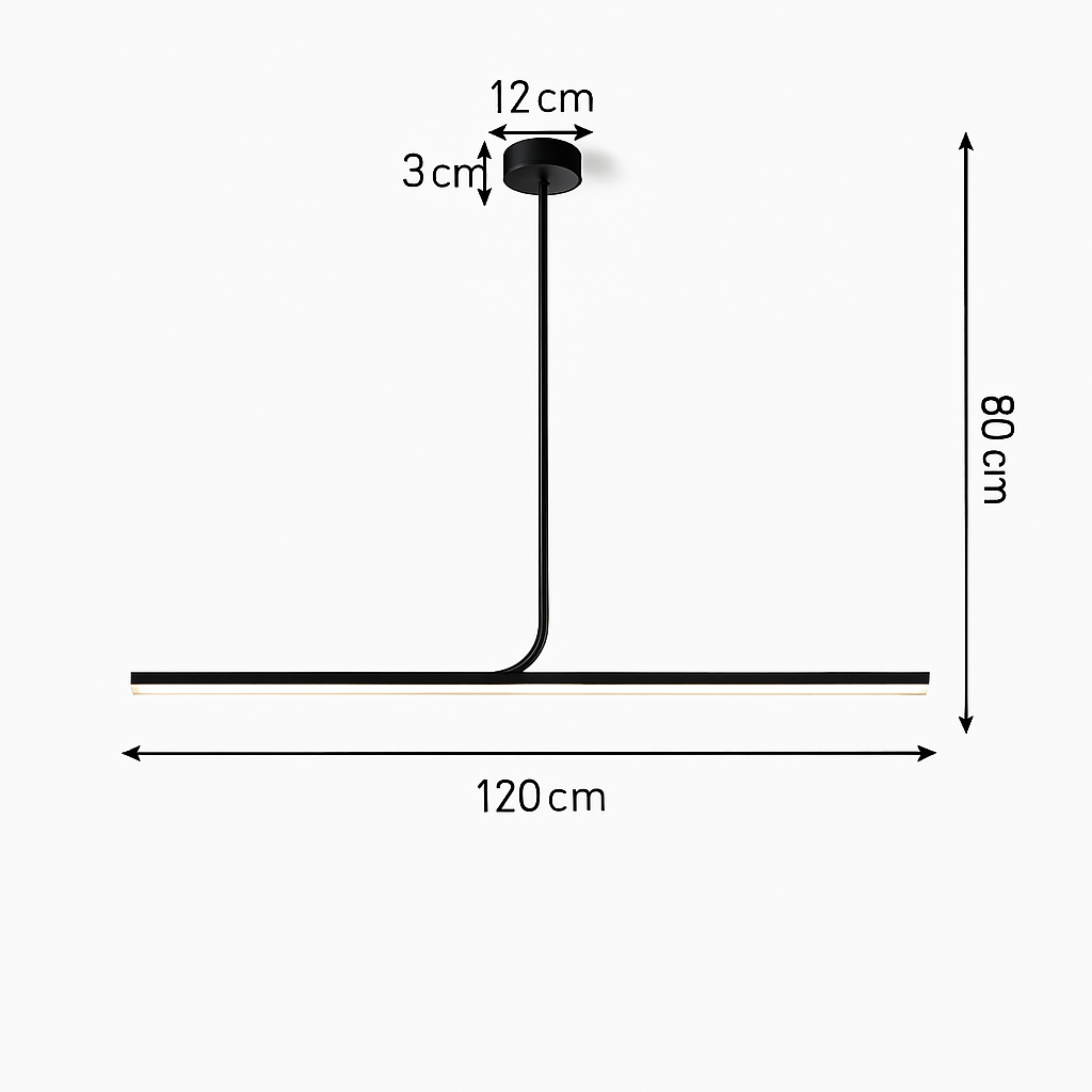 suspension long pour bar minimaliste moderne