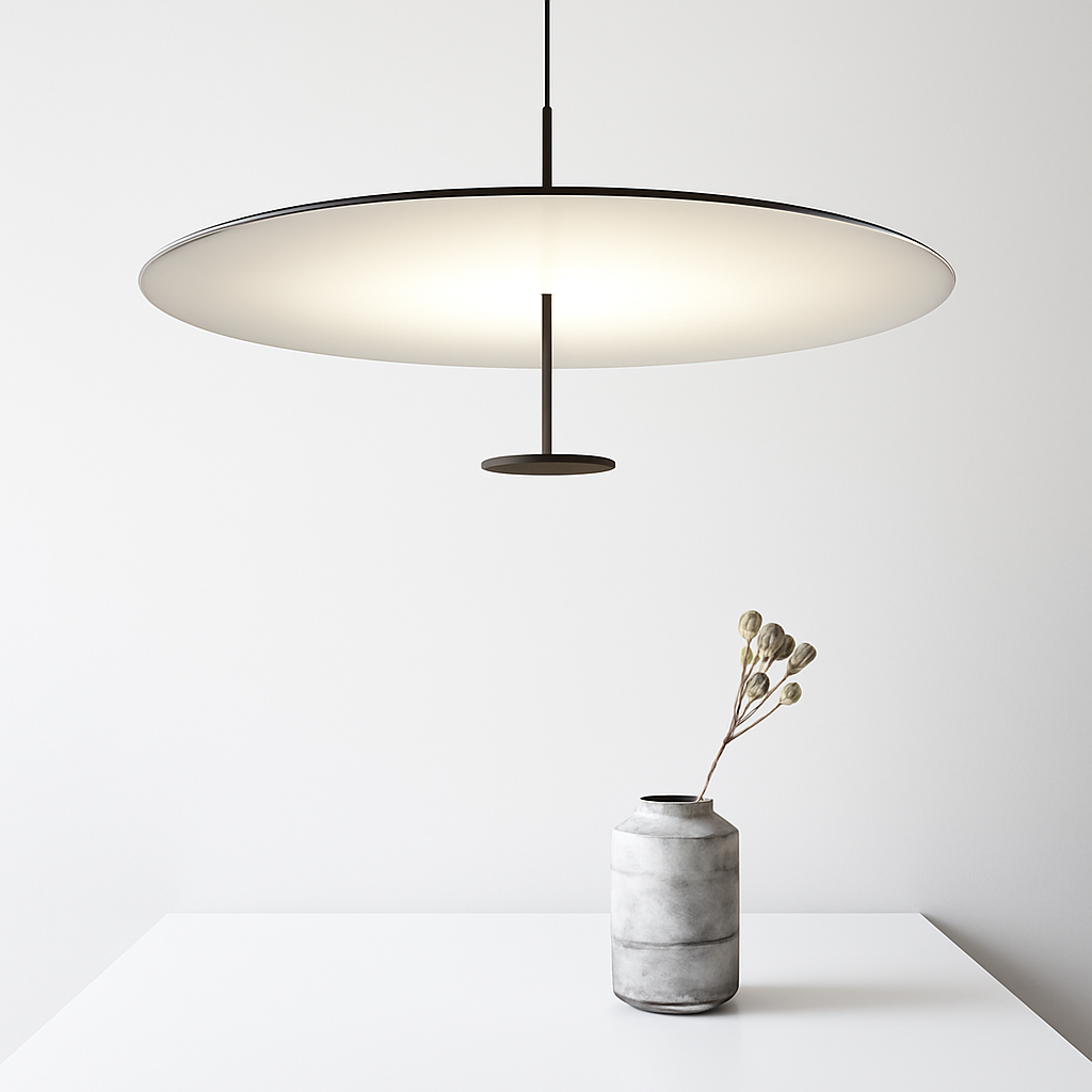 suspension luminaire ultra mince design minimaliste pour intérieur