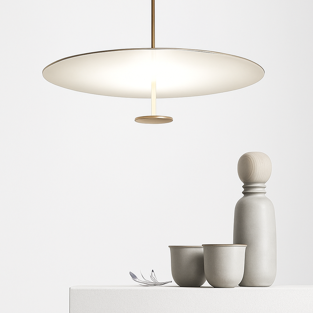 suspension luminaire ultra mince design minimaliste pour intérieur