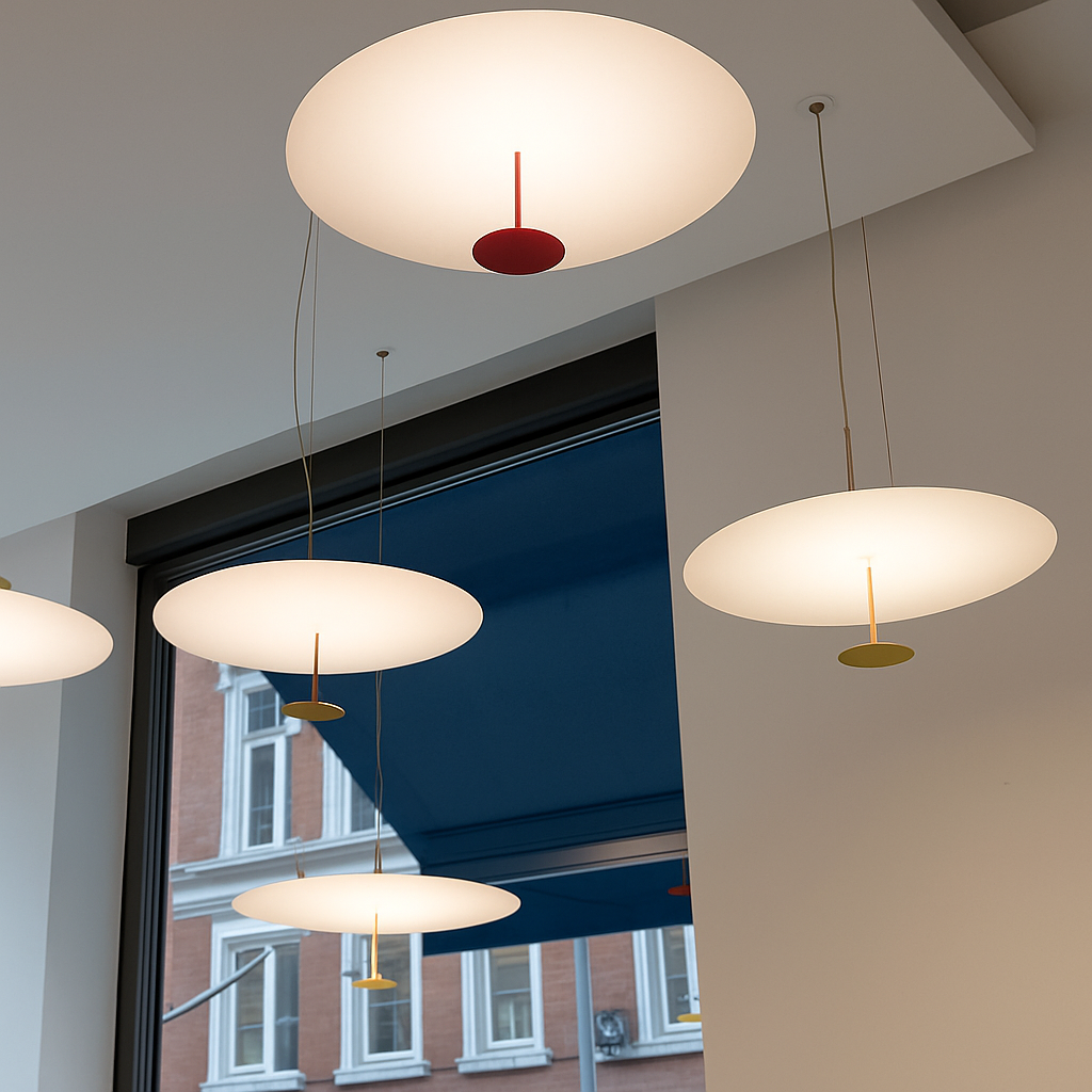 suspension luminaire ultra mince design minimaliste pour intérieur
