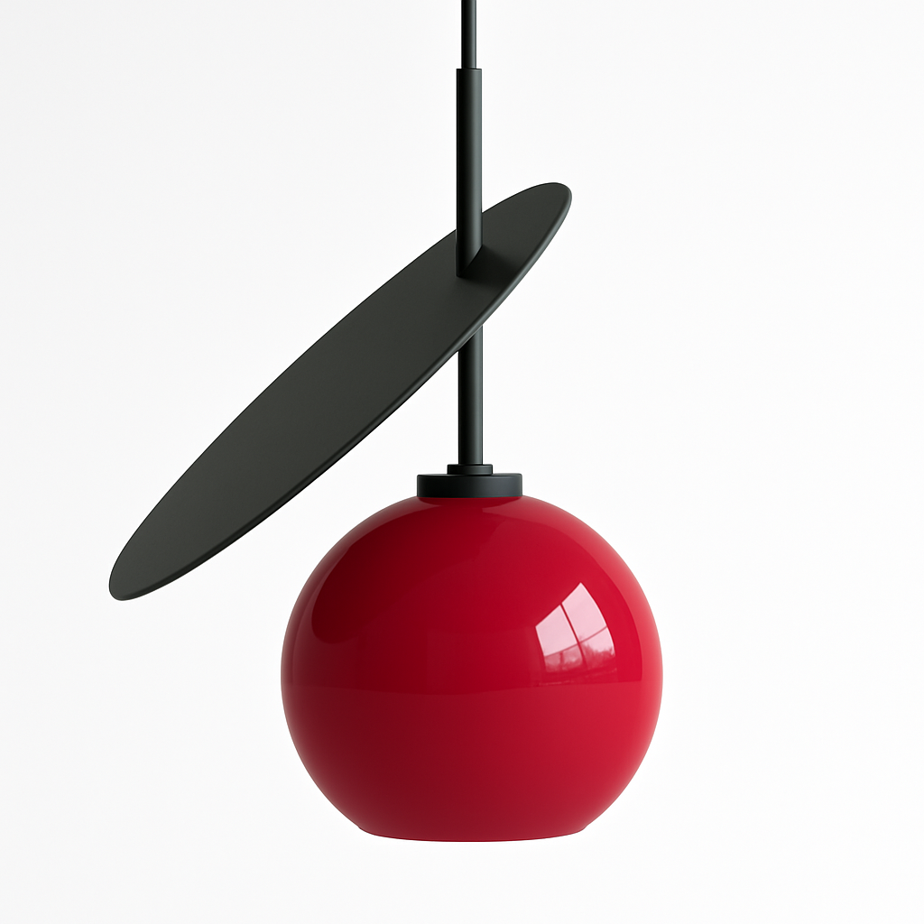 suspension lumineuse cerise originale pour décoration intérieure
