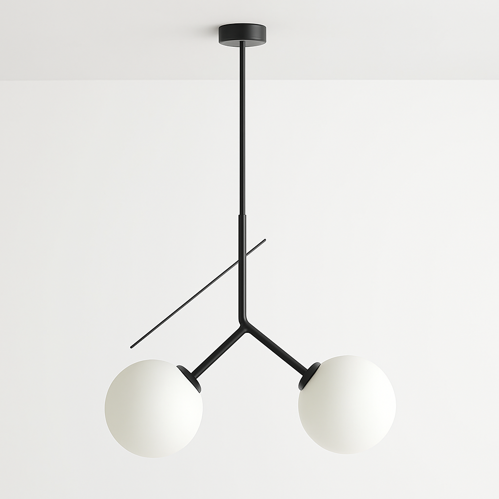 suspension lumineuse cerise originale pour décoration intérieure