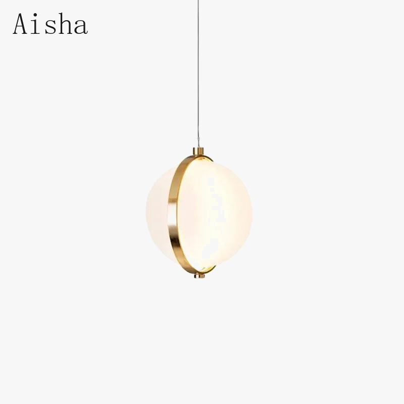 suspension lumineuse créative en forme de terre décorative et luxueuse