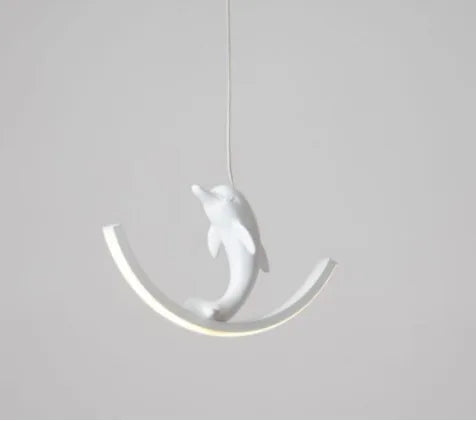 suspension lumineuse dauphin ours pour chambre enfant