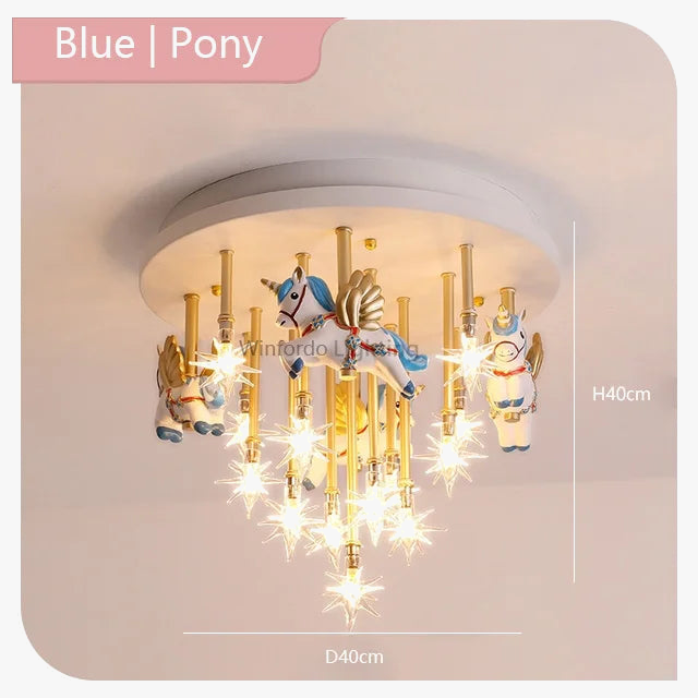 suspension lumineuse enfantine pour chambre à coucher amusante