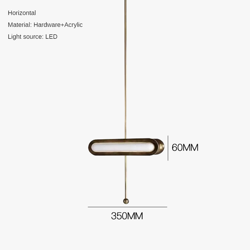 suspension minimaliste créative pour éclairage moderne et élégant