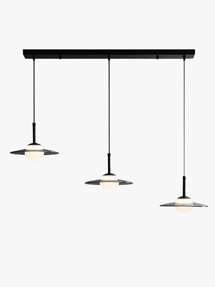 suspension minimaliste en verre pour café bar et restaurant