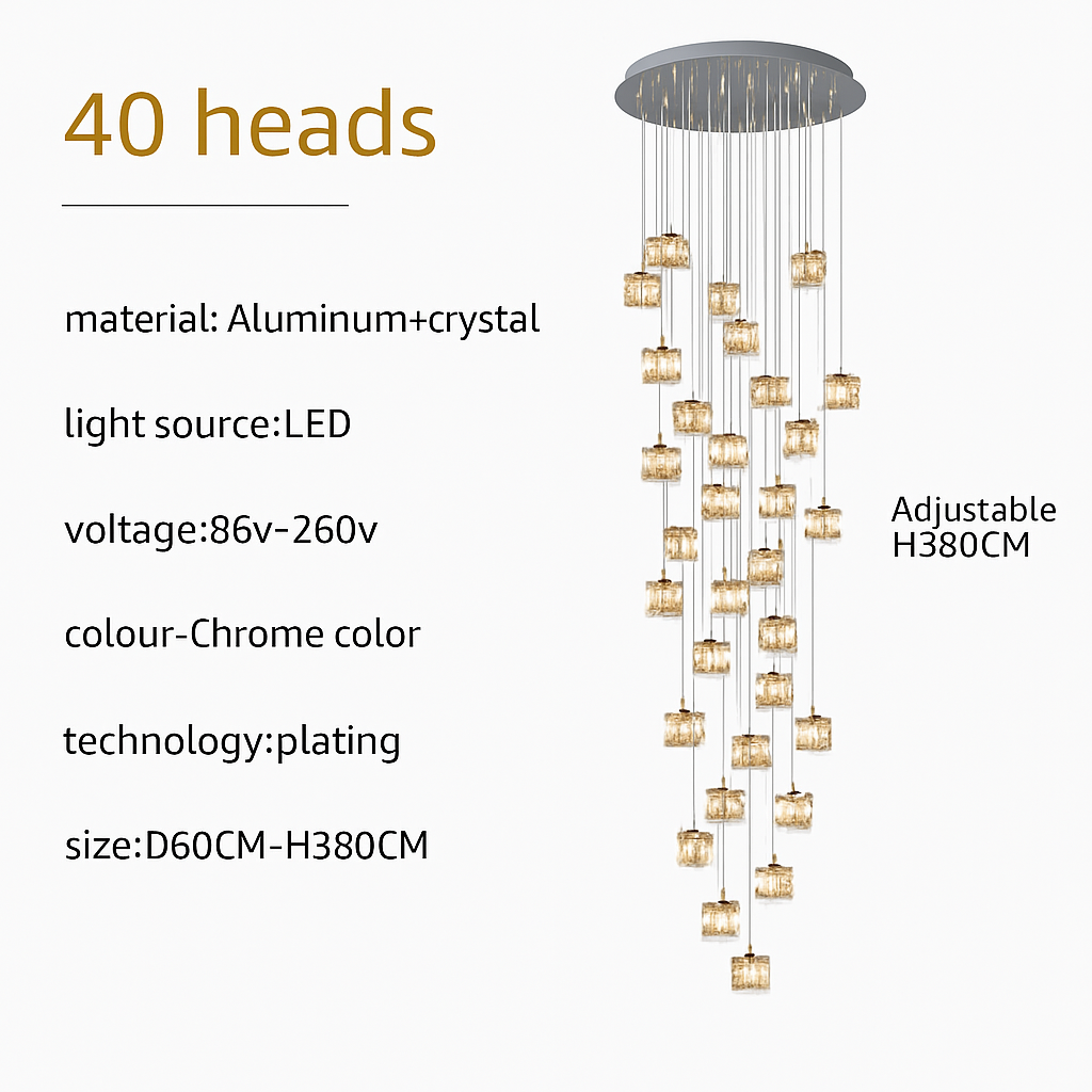 suspension minimaliste luxe pour éclairage moderne intérieur