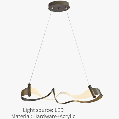 suspension minimaliste personnalisée pour restaurant et café