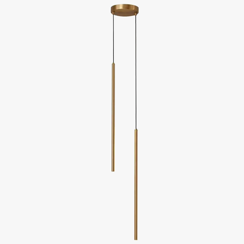 suspension minimalistes en cuivre fil réglable 4000k