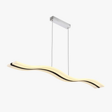 suspension moderne acrylique design vague gzmj led luminaire
