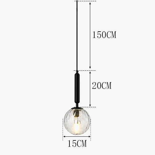 suspension moderne avec éclairage led design élégant