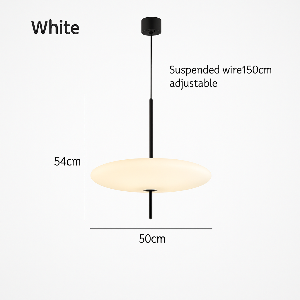 Suspension moderne avec soucoupe volante