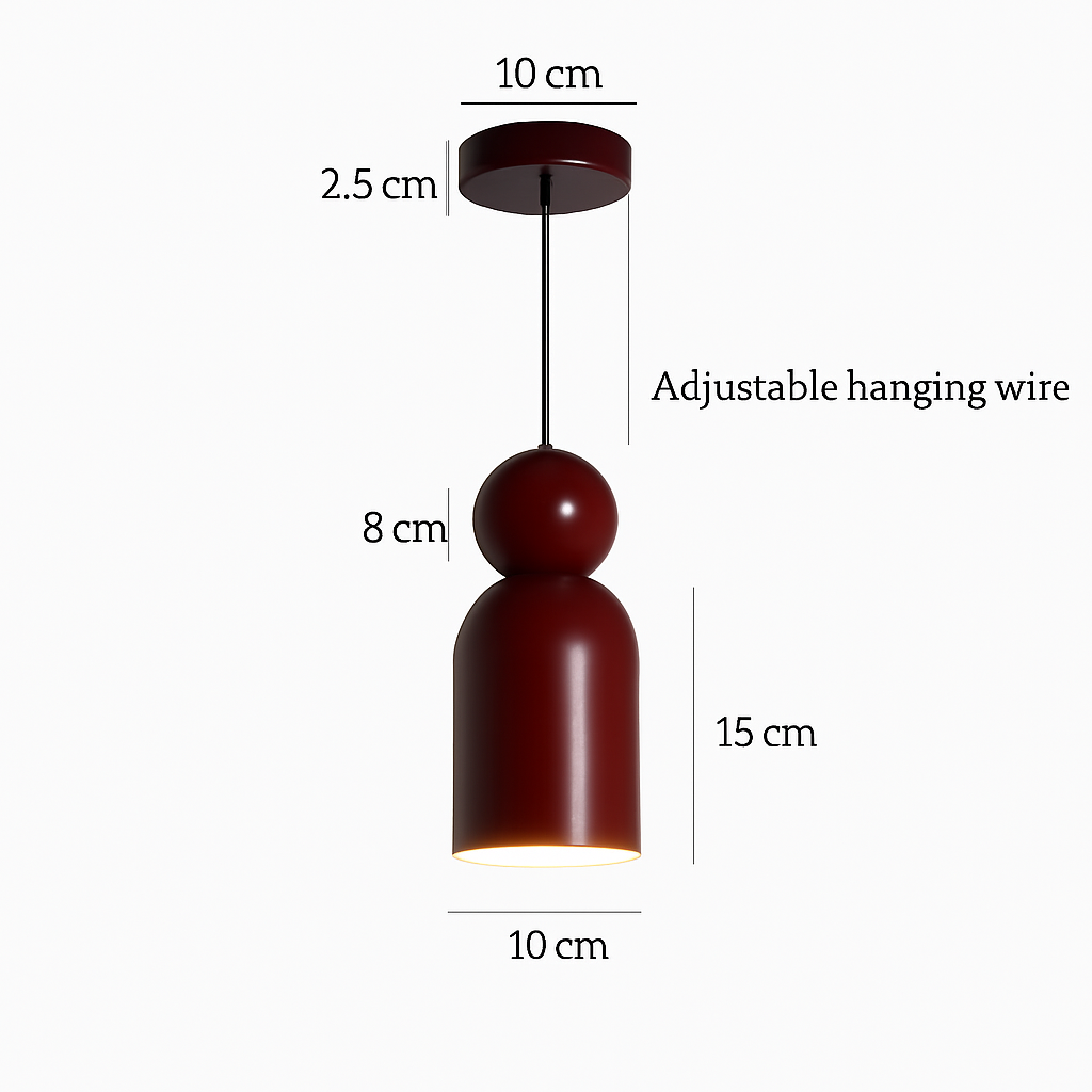 suspension moderne à câble long pour décoration intérieure