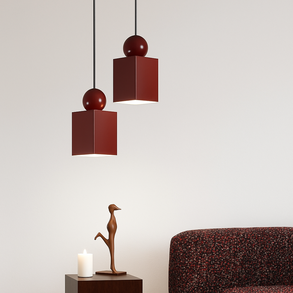 suspension moderne à câble long pour décoration intérieure