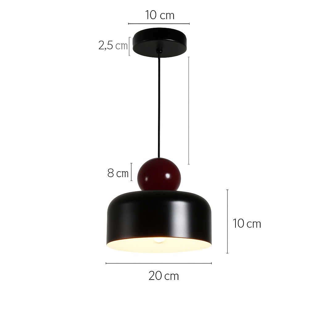 suspension moderne à câble long pour décoration intérieure