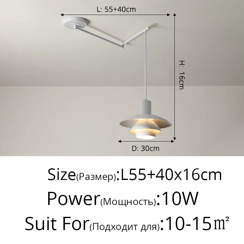 suspension moderne créative pour un éclairage intérieur élégant