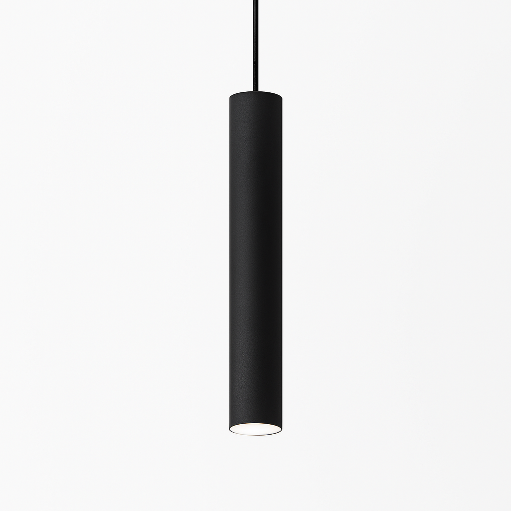 suspension moderne cylindrique en décoration intérieure nordique