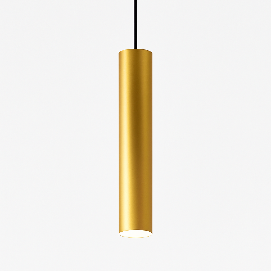 suspension moderne cylindrique en décoration intérieure nordique