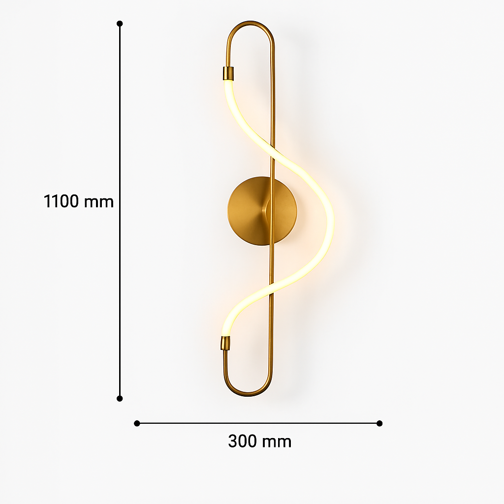suspension moderne design long tube lumineux flexible pour espace contemporain