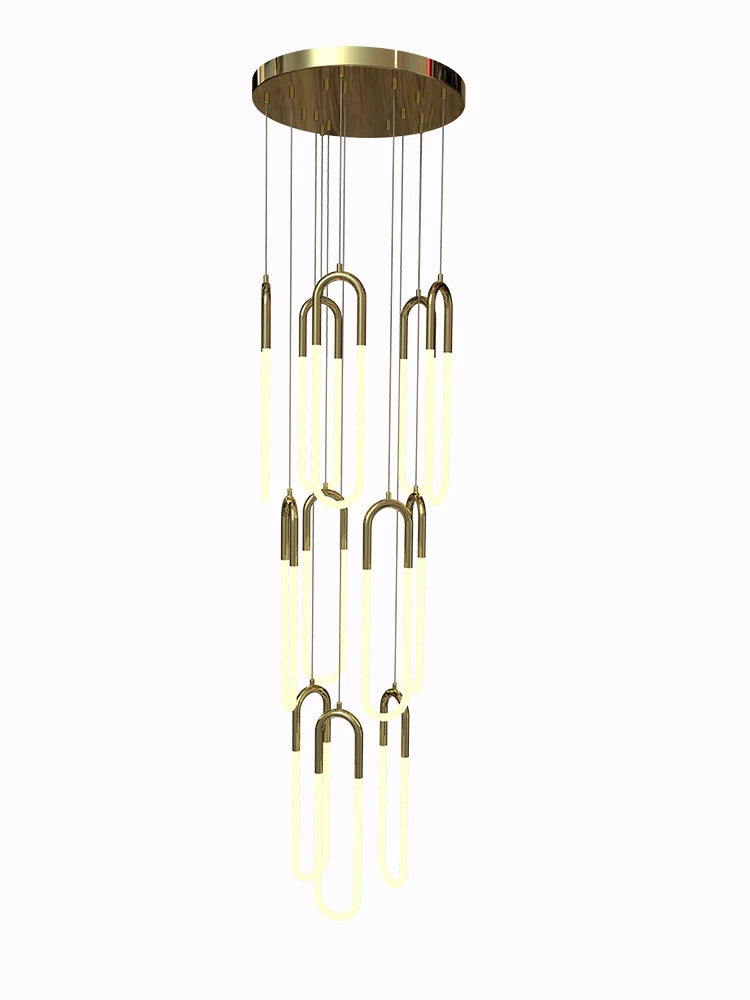 suspension moderne design nordique éclairage led loft élégant