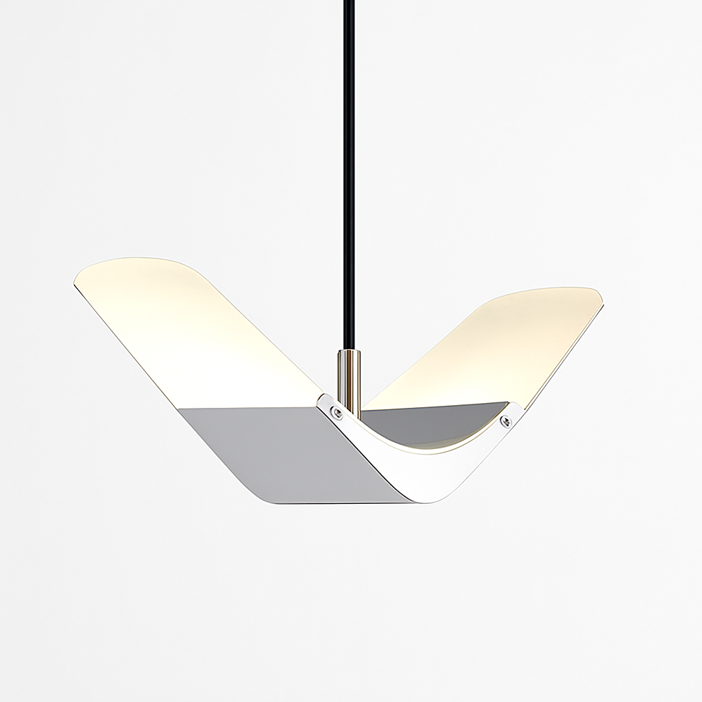 suspension moderne design oiseau volant éclairage tricolore led