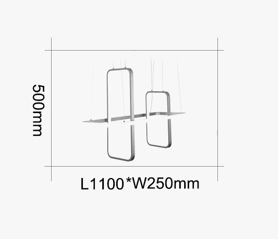suspension moderne design pour éclairage intérieur créatif