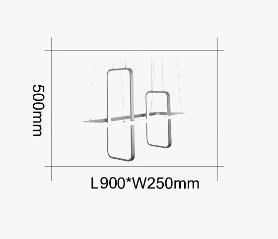 suspension moderne design pour éclairage intérieur créatif