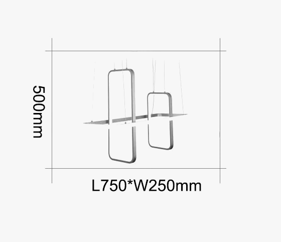 suspension moderne design pour éclairage intérieur créatif