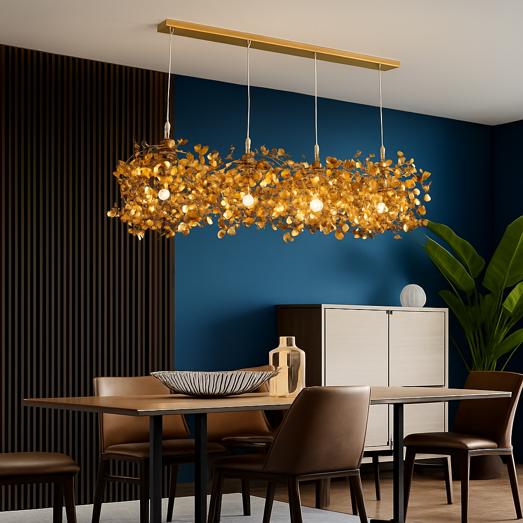 suspension moderne en acier inoxydable pour hôtel loft