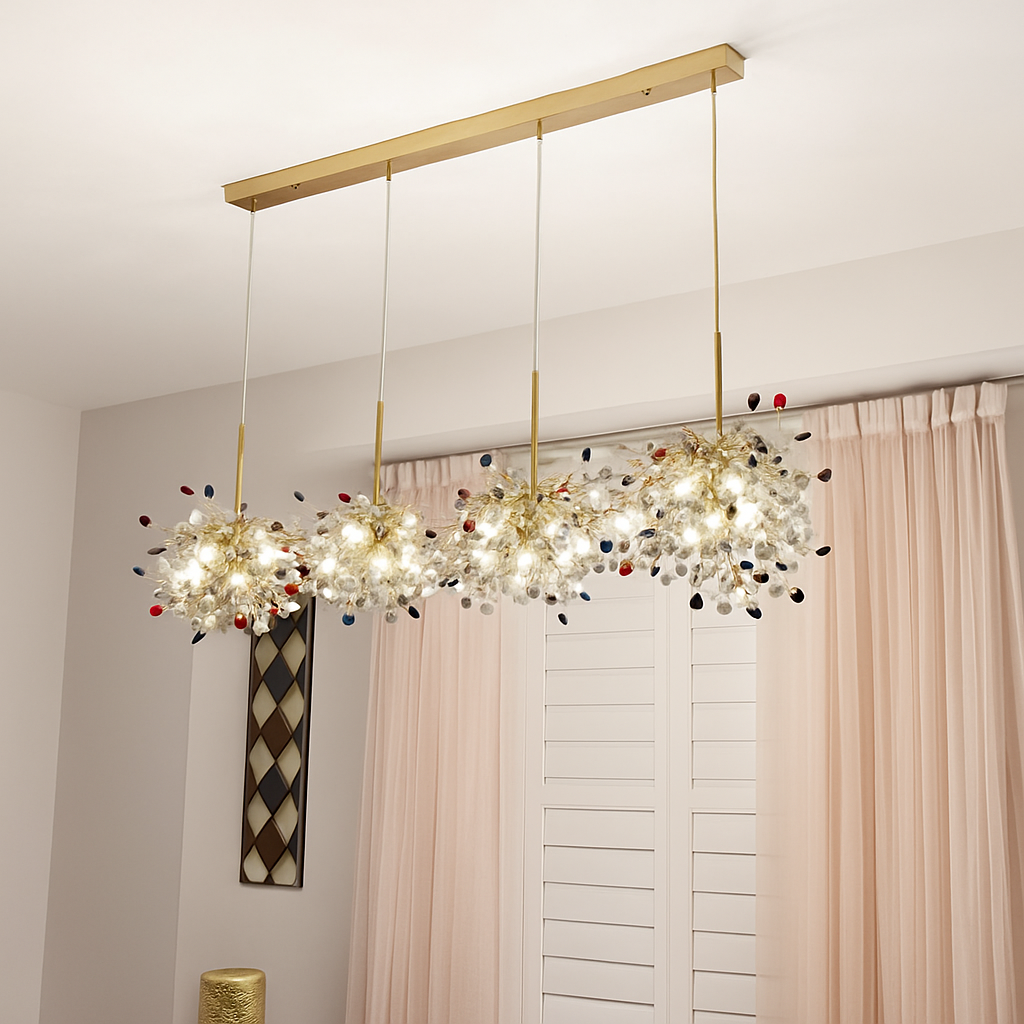 suspension moderne en acier inoxydable pour hôtel loft