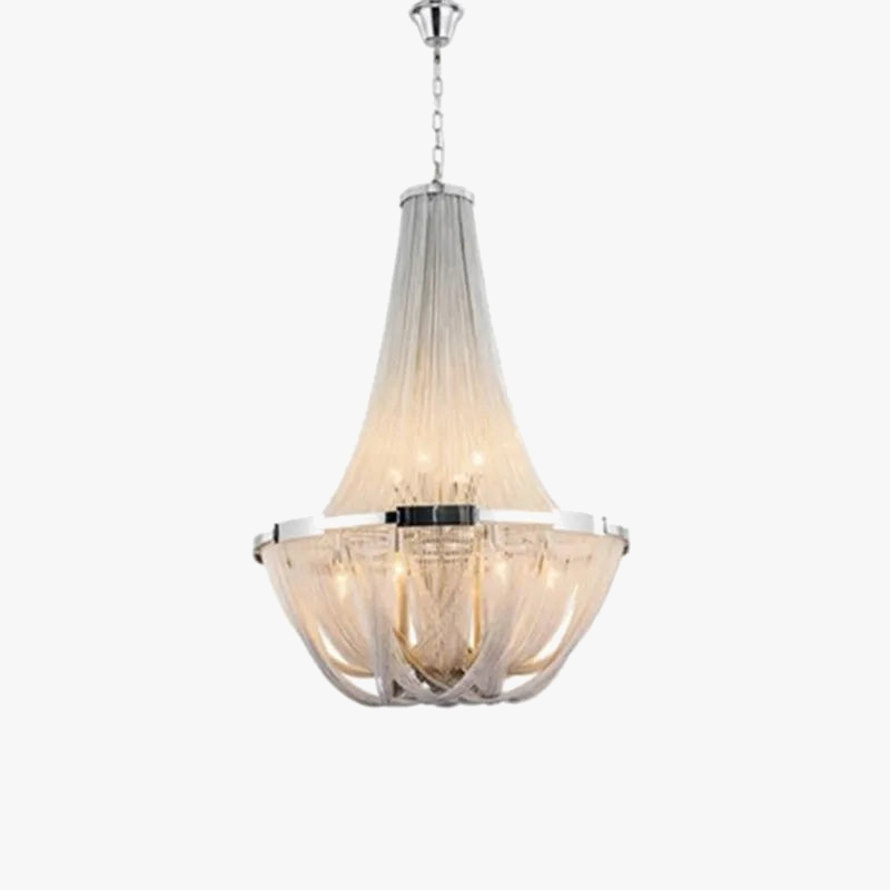 suspension moderne en aluminium design pour un éclairage élégant
