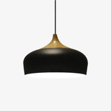 Suspension moderne en bois et métal Elina
