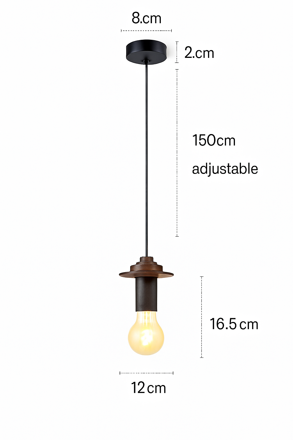 suspension moderne en bois pour bar