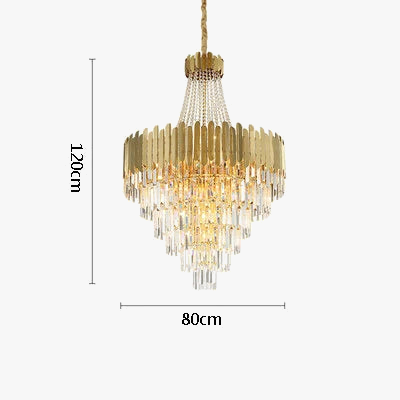 suspension moderne en cristal pour espaces contemporains élégants