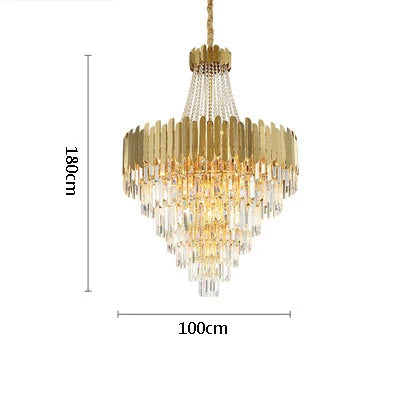 suspension moderne en cristal pour espaces contemporains élégants