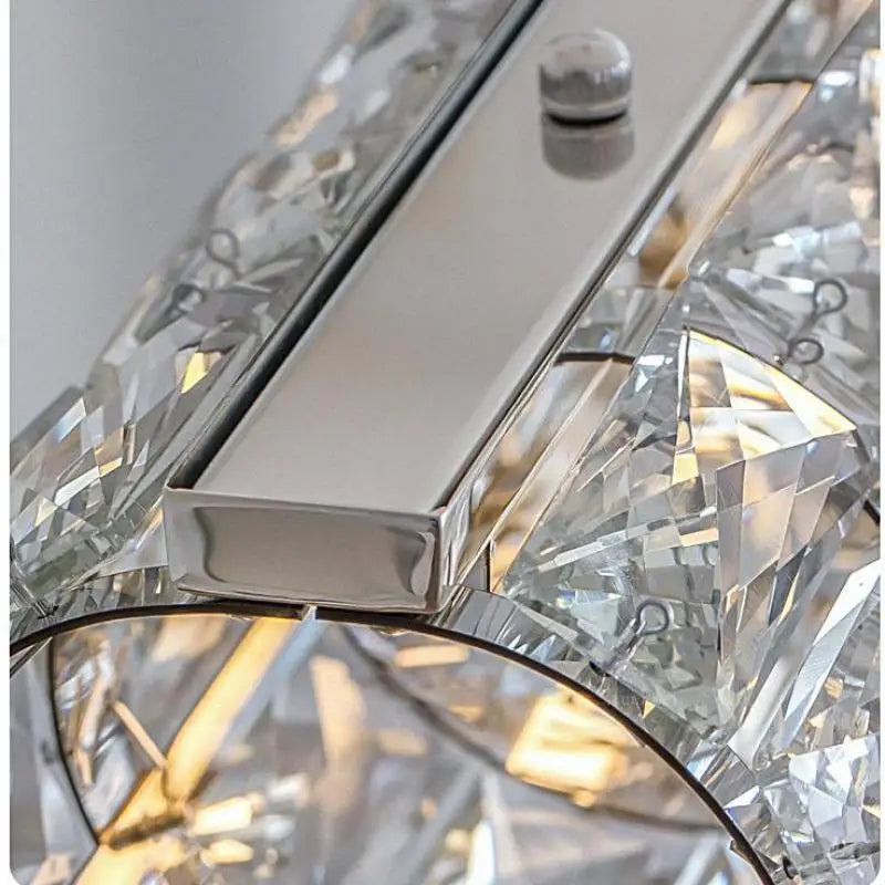 suspension moderne en cristal pour un éclairage élégant
