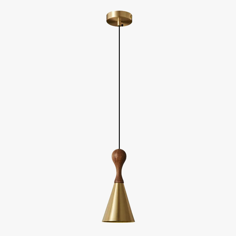 suspension moderne en cuivre noir et or pour intérieur