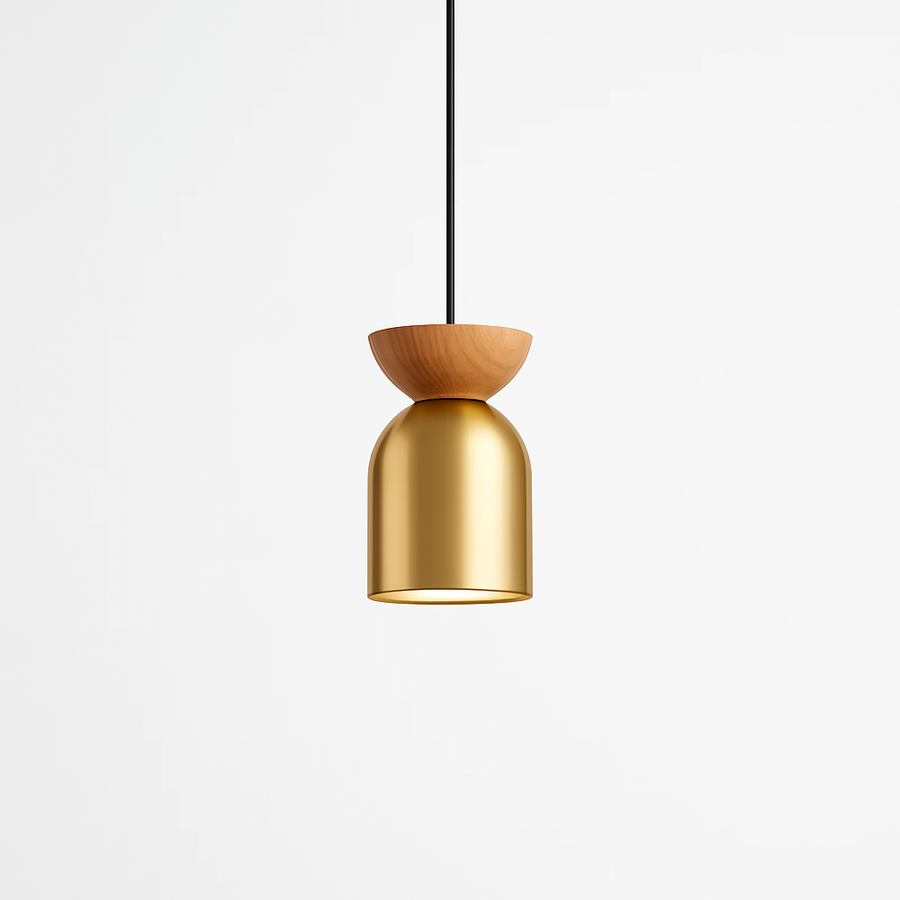 suspension moderne en cuivre pour décoration créative et personnalisée