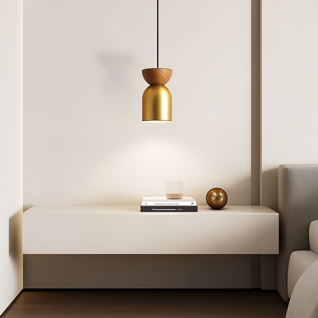 suspension moderne en cuivre pour décoration créative et personnalisée